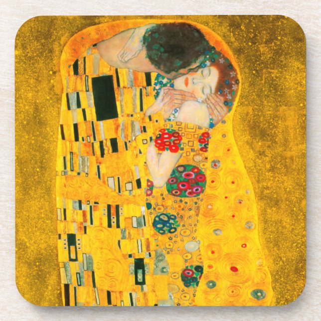 Dessous-de-verre Gustav Klimt Le Baiser (Devant)