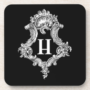 Dessous-de-verre H Monogramme initial