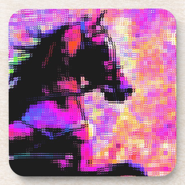 Dessous-de-verre Hackney dans le harnais (Devant)