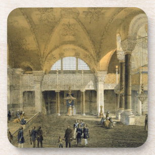 Dessous-de-verre Haghia Sophia, plat 9 : la nouvelle galerie