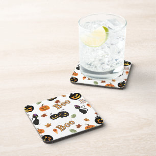 Dessous-de-verre Halloween Cat Boo