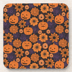 Dessous-de-verre Halloween floral