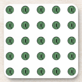 Dessous-de-verre Halloween Green Polka Dot Eyes