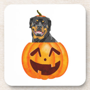 Dessous-de-verre Halloween Rottweiler