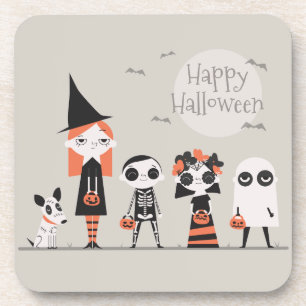 Dessous-de-verre Halloween simple mais élégant Dessous-de-verres