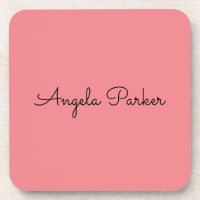 Handwriting Plain Simple Pink Professional Modern