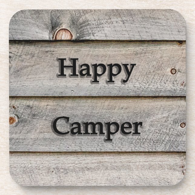 Dessous-de-verre Happy Camper (Devant)