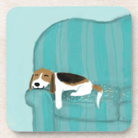 Happy Canapé Chien - Beau Beagle dormir | Art pour