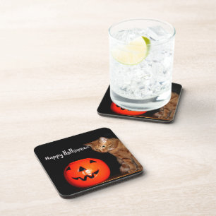 Dessous-de-verre Happy Halloween Beverage Coaster