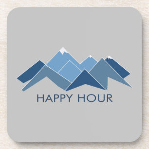 Dessous-de-verre Happy Hour Montagnes