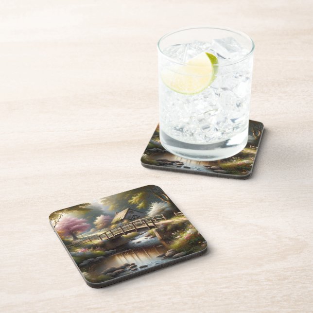Dessous-de-verre Hard plastic coaster (Côté Droit)