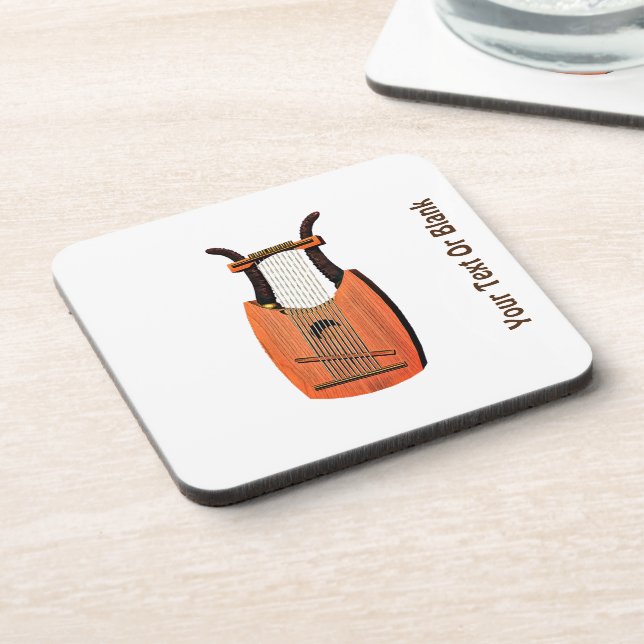 Dessous-de-verre Harpe du roi David (Côté gauche)