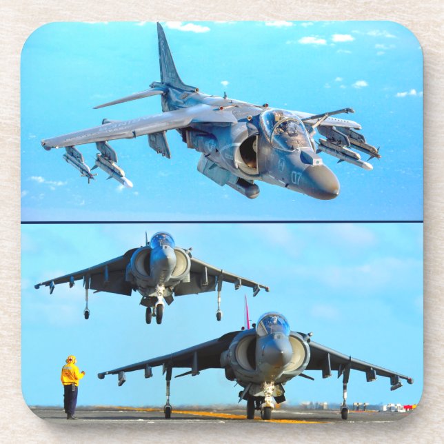 DESSOUS-DE-VERRE HARRIER II AV-8B (Devant)
