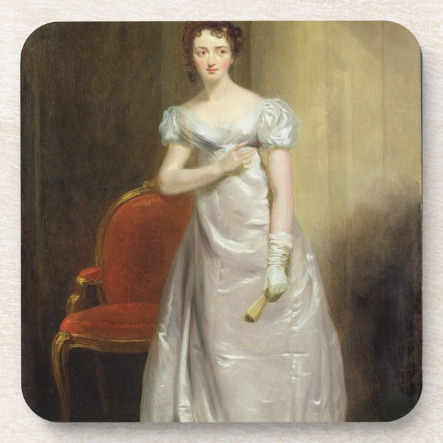 Dessous-de-verre Harriet Smithson (1800-54) comme Mlle Dorillon, (Devant)