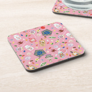 Dessous-de-verre HARRY POTTER™ | Grenouilles au chocolat et Motif d