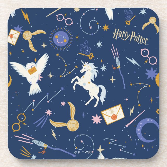 Dessous-de-verre HARRY POTTER™ Motif icône du solstice d'été (Devant)