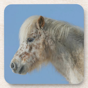 Dessous-de-verre Headshot miniature de cheval