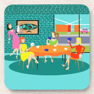 Dessous de verre hebdomadaires de jeu de cartes Re