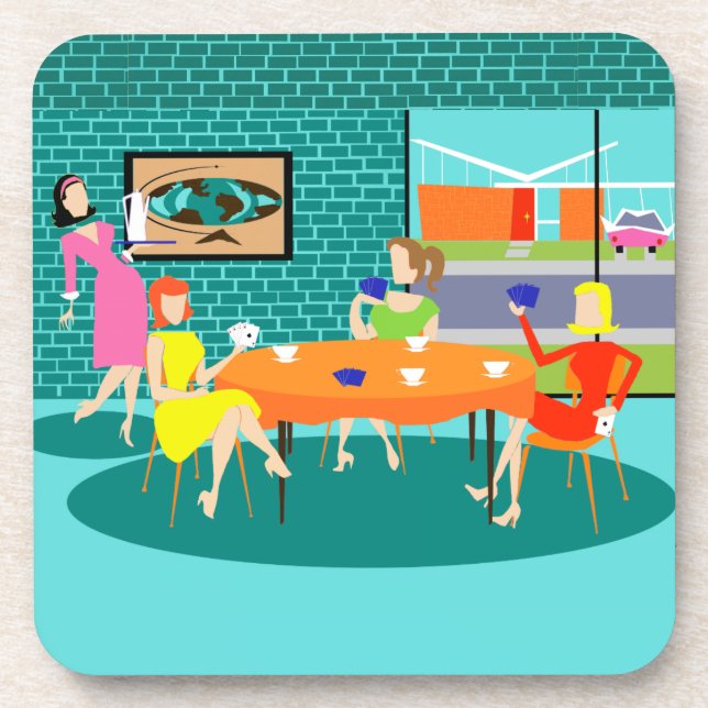 Dessous de verre hebdomadaires de jeu de cartes Re (Devant)