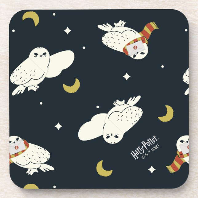 Dessous-de-verre Hedwig Nighttime Moonlight Pattern (Devant)