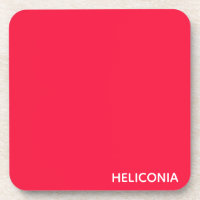 Heliconia red color