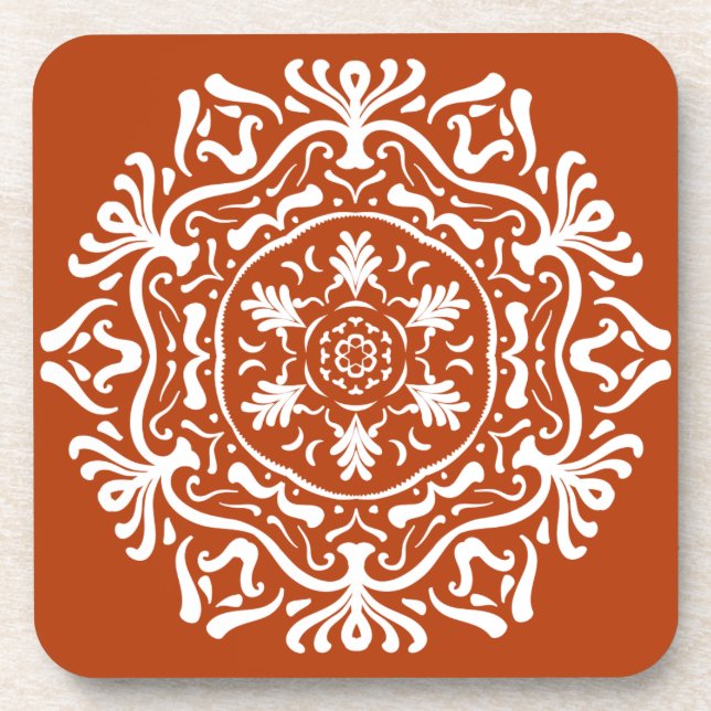 Dessous-de-verre Henna Mandala (Devant)