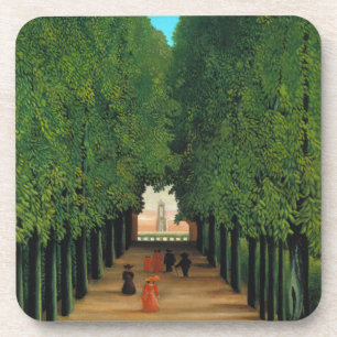 Dessous-de-verre Henri Rousseau, Allée dans le parc de Saint-Cloud
