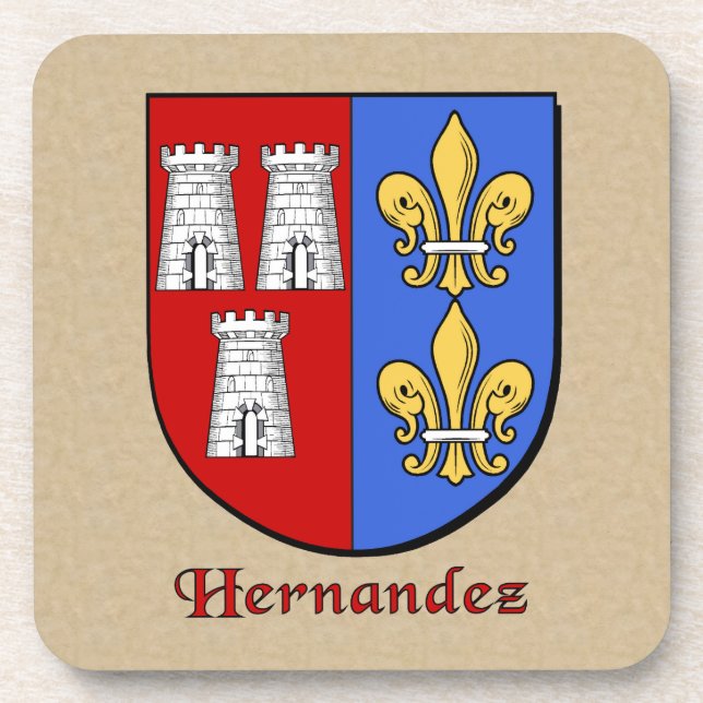 Dessous-de-verre Hernandez Family Shield (Devant)