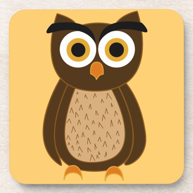 Dessous-de-verre hibou (Devant)