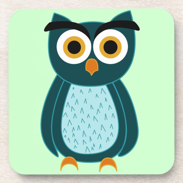 Dessous-de-verre hibou (Devant)