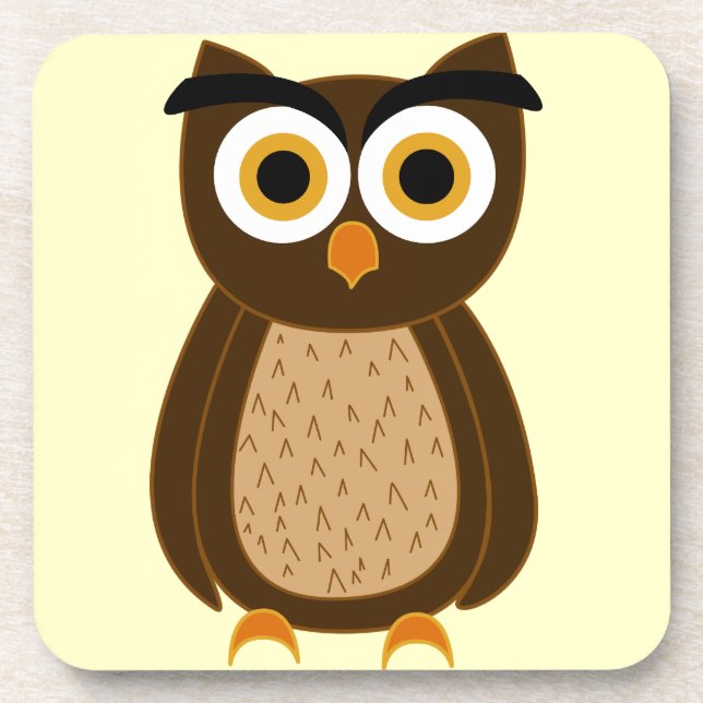 Dessous-de-verre Hibou (Devant)