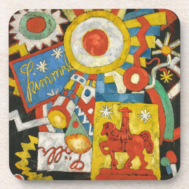 Dessous-de-verre Himmel de Marsden Hartley, Expressionnisme Ancien (Devant)