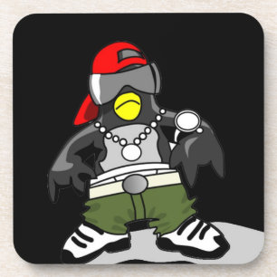 Dessous-de-verre Hip hop cool Penguin