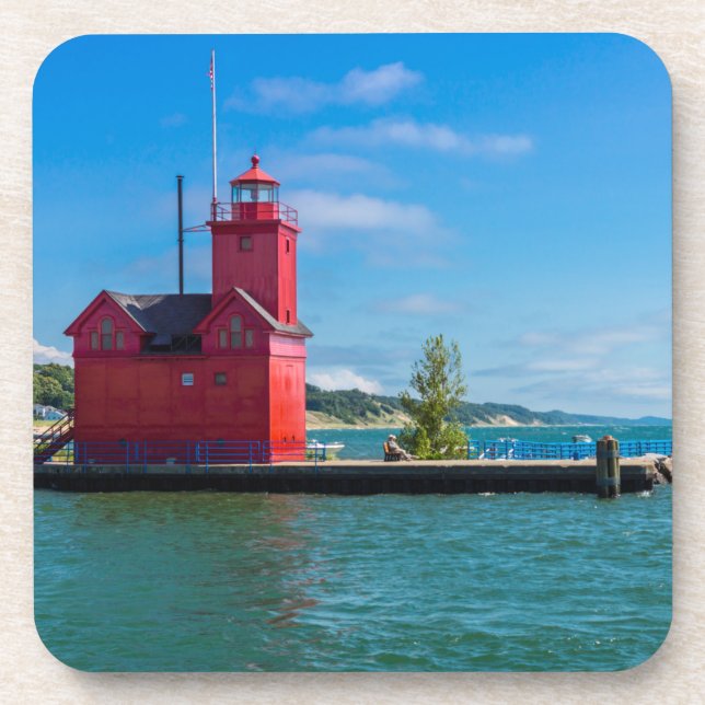 Dessous-de-verre Holland Harbor Lighthouse (Devant)
