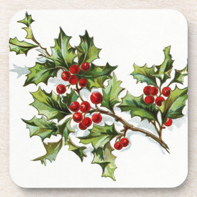 Dessous-de-verre HollyBerries20150802 (Devant)