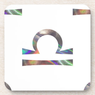 Dessous-de-verre hologramme Libra