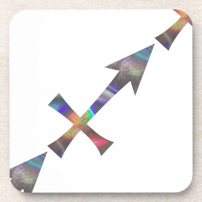 Dessous-de-verre hologramme Sagittarius (Devant)