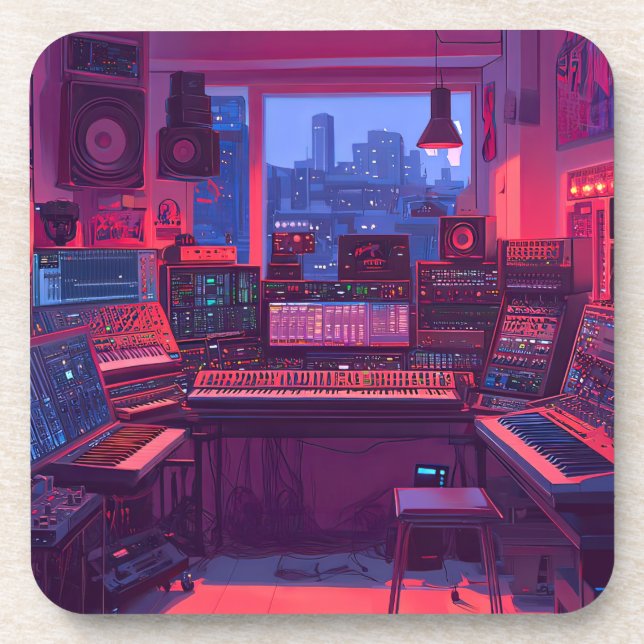 Dessous-de-verre Home Music Studio (Devant)