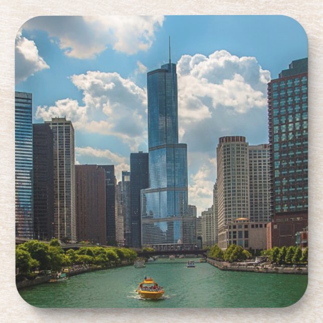 Dessous-de-verre Horizon Chicago (Devant)