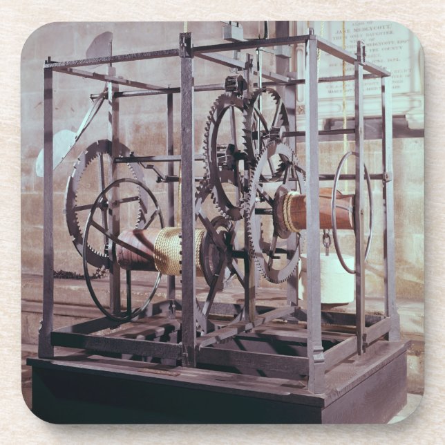 Dessous-de-verre Horloge de cathédrale faite pour la tour à (Devant)