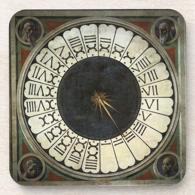 Dessous-de-verre Horloge du Duomo de Paolo Uccello (Devant)