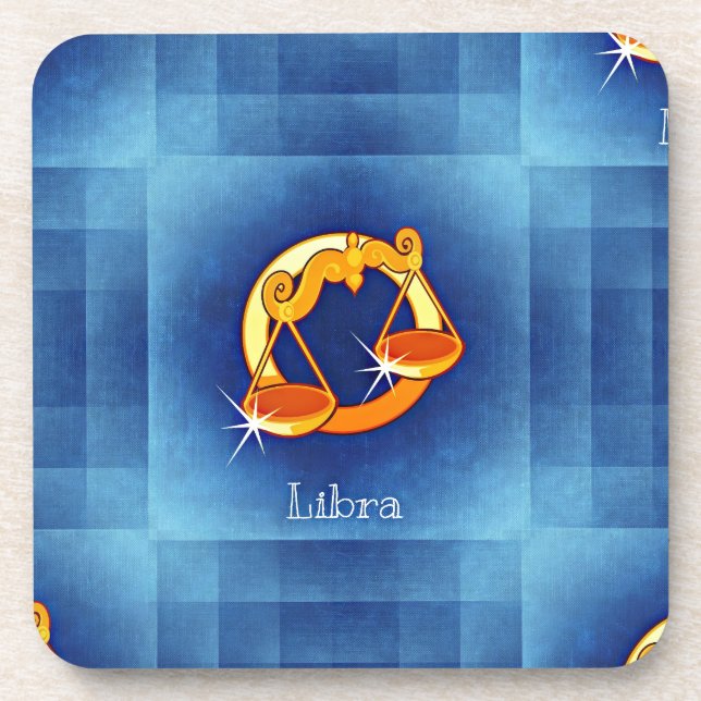 Dessous-de-verre horoscope de libra (Devant)
