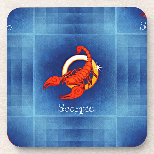 Dessous-de-verre horoscope de scorpio (Devant)
