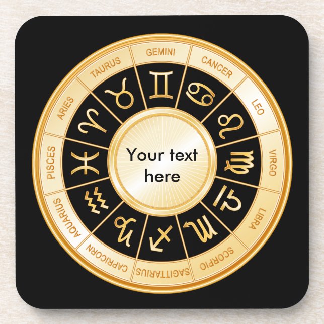 Dessous-de-verre Horoscope Mandala (Devant)