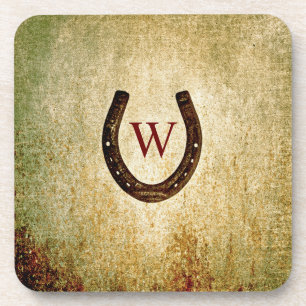 Dessous-de-verre Horseshoe Monogrammed