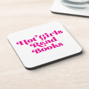 Dessous-de-verre Hot Girls Lire des livres
