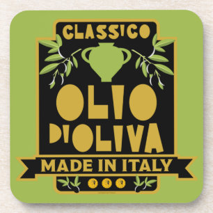 Dessous-de-verre Huile d'olive italienne vintage