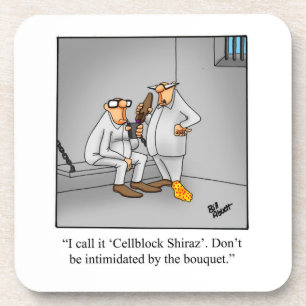 Dessous-de-verre Humour Hilarious "Cellblock Shiraz" Dessous de ver