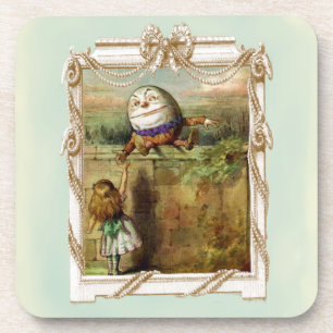 Dessous-de-verre Humpty Dumpty et Alice