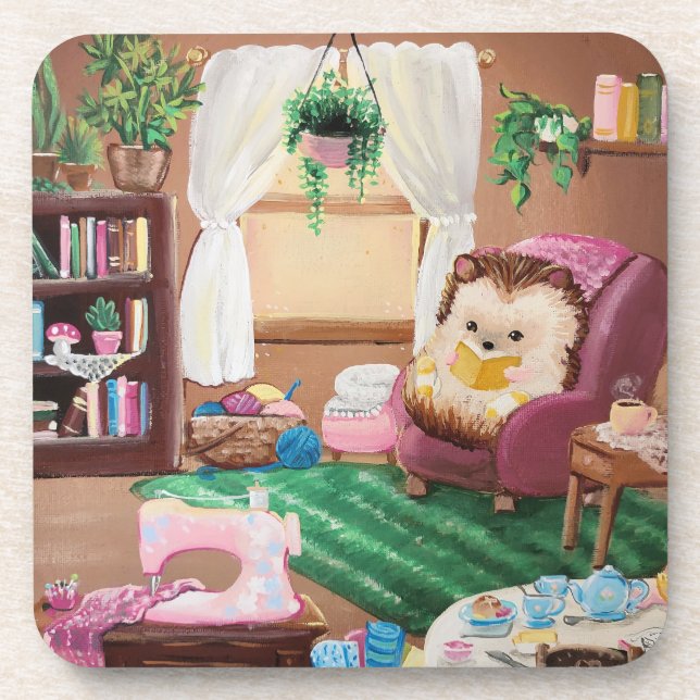 Dessous-de-verre Hygge Hedgehog (Devant)